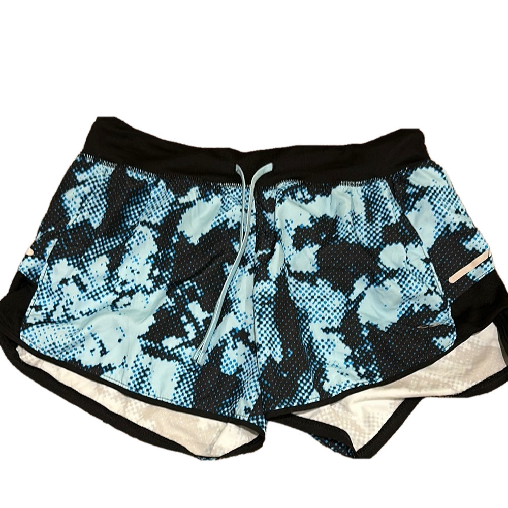 BLUE SNAKE PRINT CHAMPION ATHLETIC SHORTS